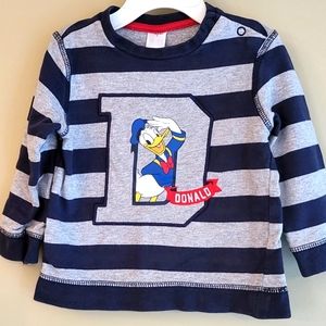 Disney Donald Duck striped sweatshirt